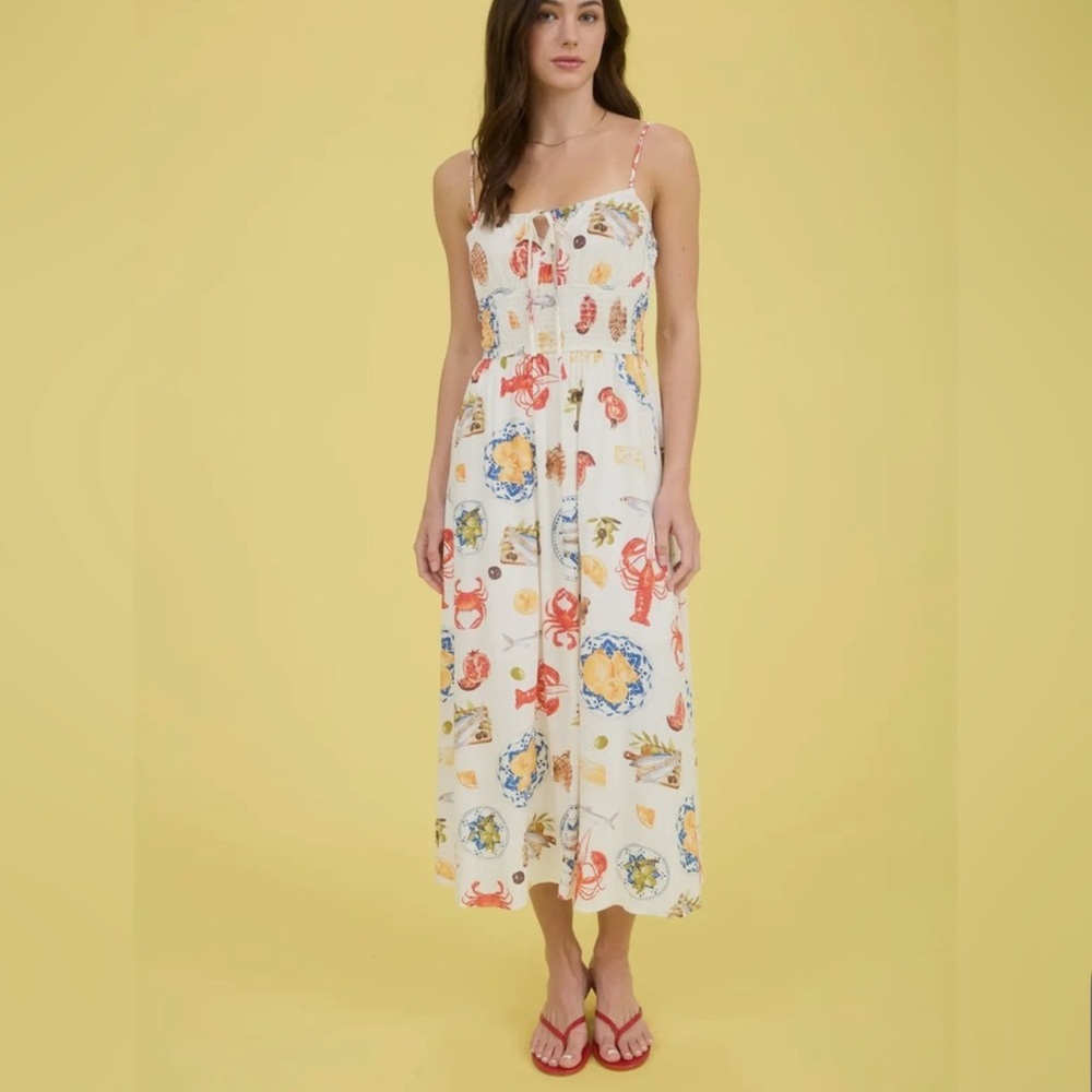 Coastal Midi Dress